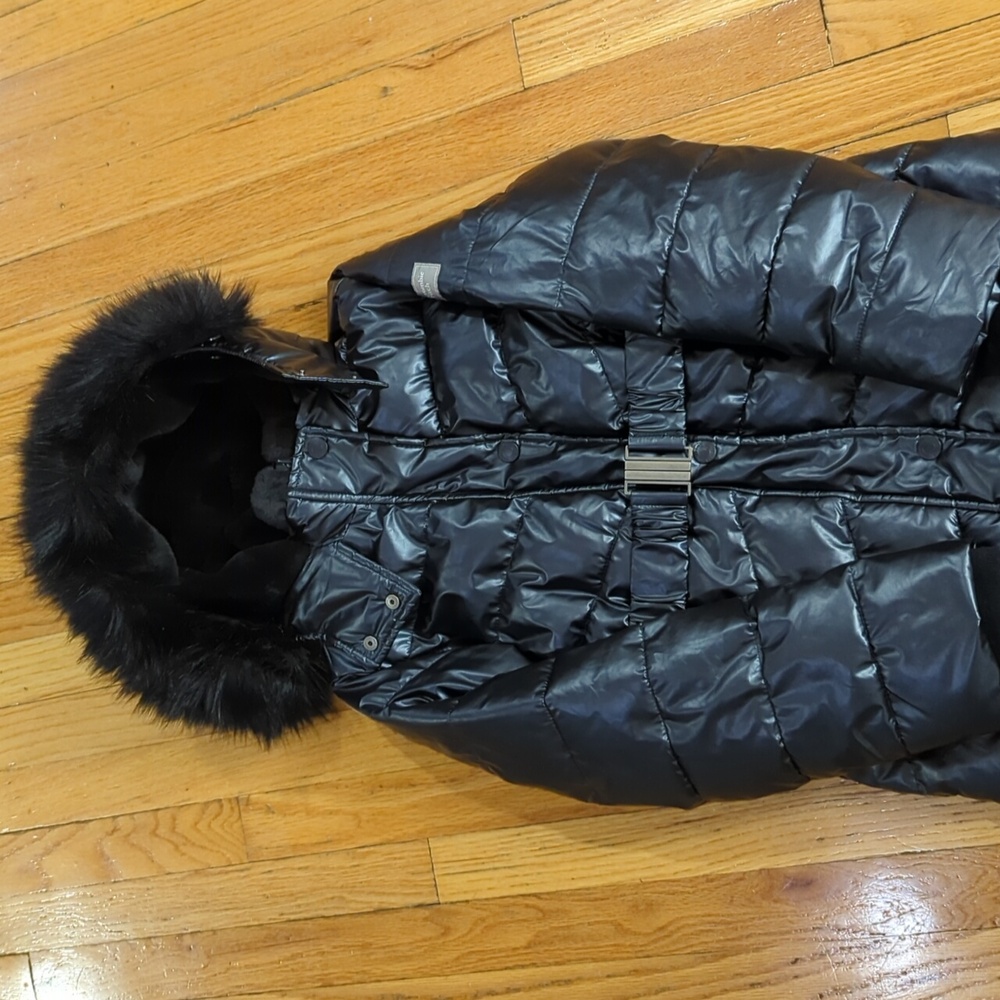 Girls Abercrombie Belted Winter Jacket
